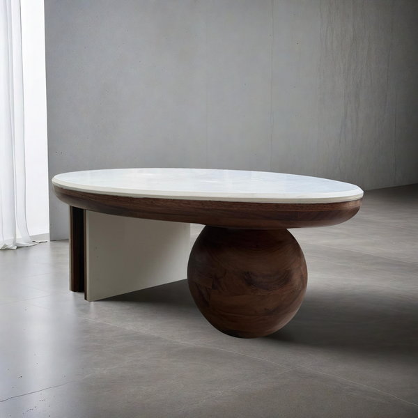 Mesa de centro Arruda - Cuarzo/ Arruda side table - Quartz