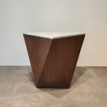 Mesa parota y marmol- Side parota table marble top*