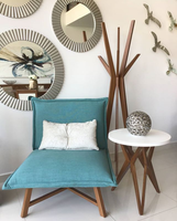 Espejo Surcos Redondo / Groove Round Mirror*