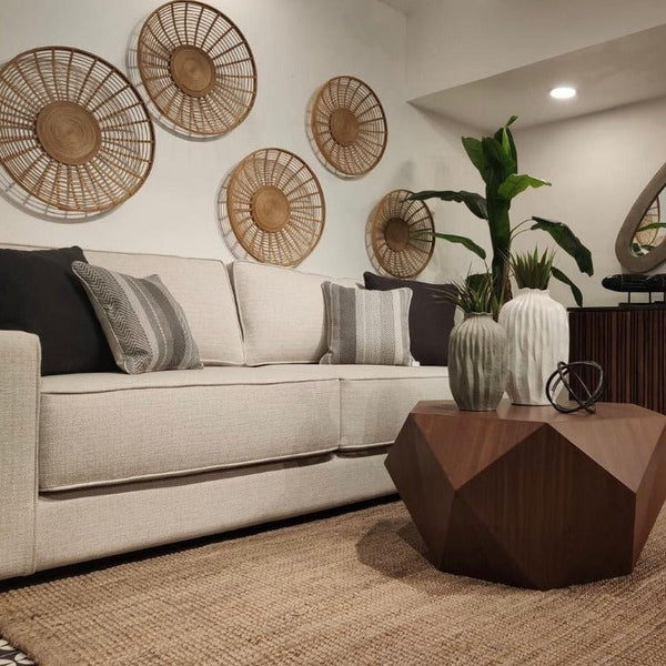 Sofá Tapizado / Grey Upholstered Sofa*