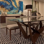 Mesa de Comedor cubierta de Marmol/ Dining table*