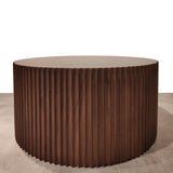 Mesa redonda de parota- Round coffee table*
