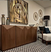 Credenza irregular de parota- Irregular parota credenza*