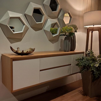 Credenza flotada de encino / Floating Oak Console*