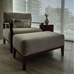 Sillón con Otoman / Armchair with Ottoman*