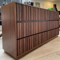 Cajonera tiras de parota / Strips Parota drawers*