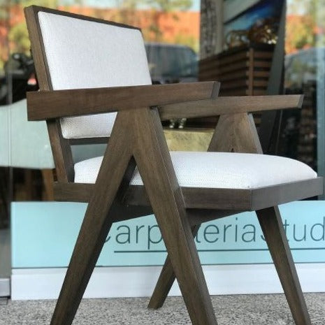 Silla de primavera tapizada- Dining primavera chair*