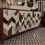 Credenza de espejo/ Mirror parota credenza