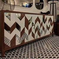 Credenza de espejo/ Mirror parota credenza