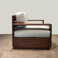 Sillón cubo de parota- Parota armchair*