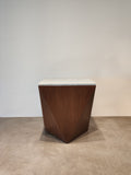 Mesa parota y marmol- Side parota table marble top*