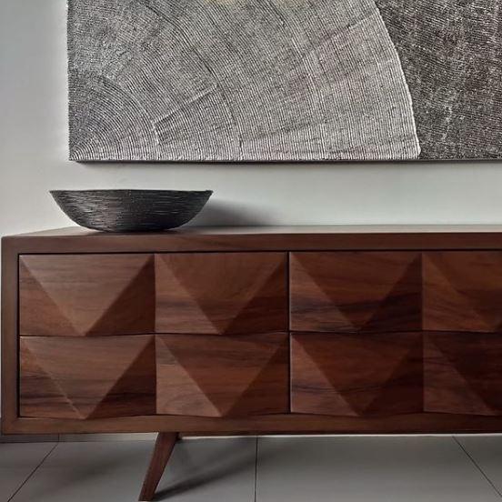 Mueble de TV 3D / 3D consola parota